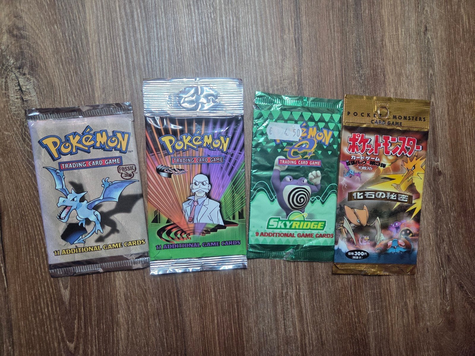 Pokemon Vintage Lege Packs Skyridge , Fossil,  Japans en Gym, Hobby en Vrije tijd, Verzamelkaartspellen | Pokémon, Ophalen of Verzenden