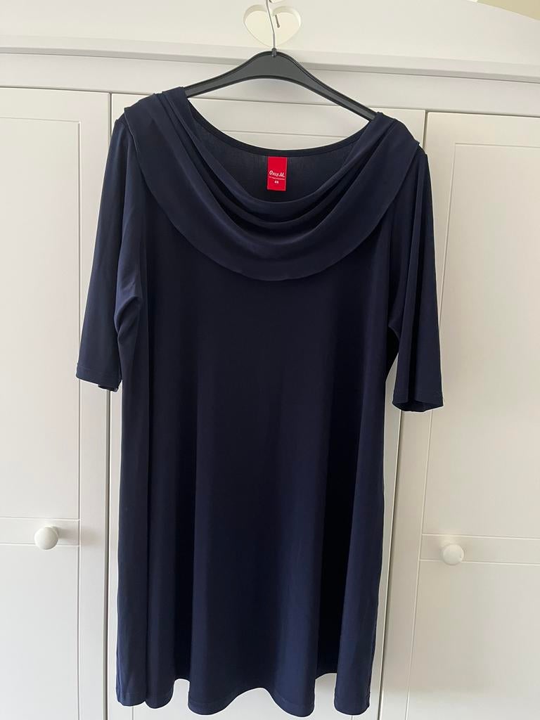Dames shirt / shirtje / tuniek donkerblauw Only-M mt 46, Ophalen of Verzenden, Zo goed als nieuw, Maat 46/48 (XL) of groter, Blauw