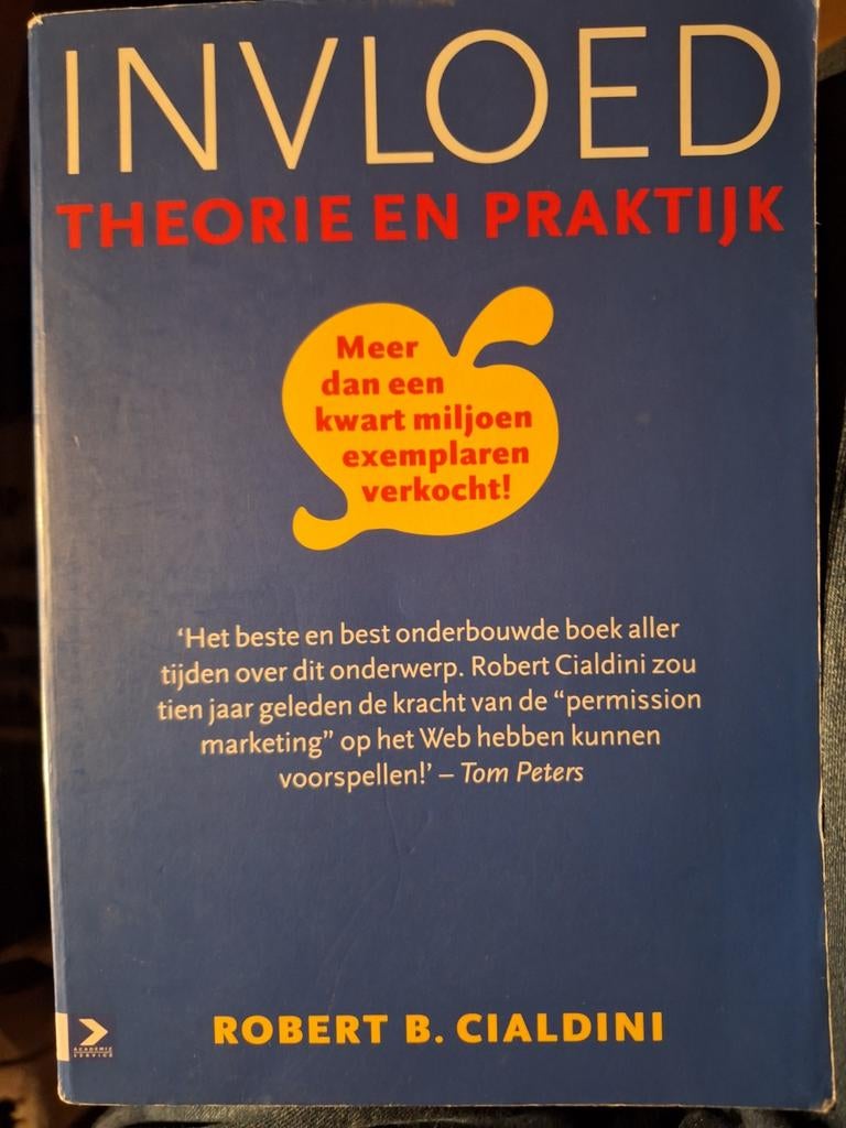invloed  theorie en pratijk  cialdini, Ophalen of Verzenden, Zo goed als nieuw