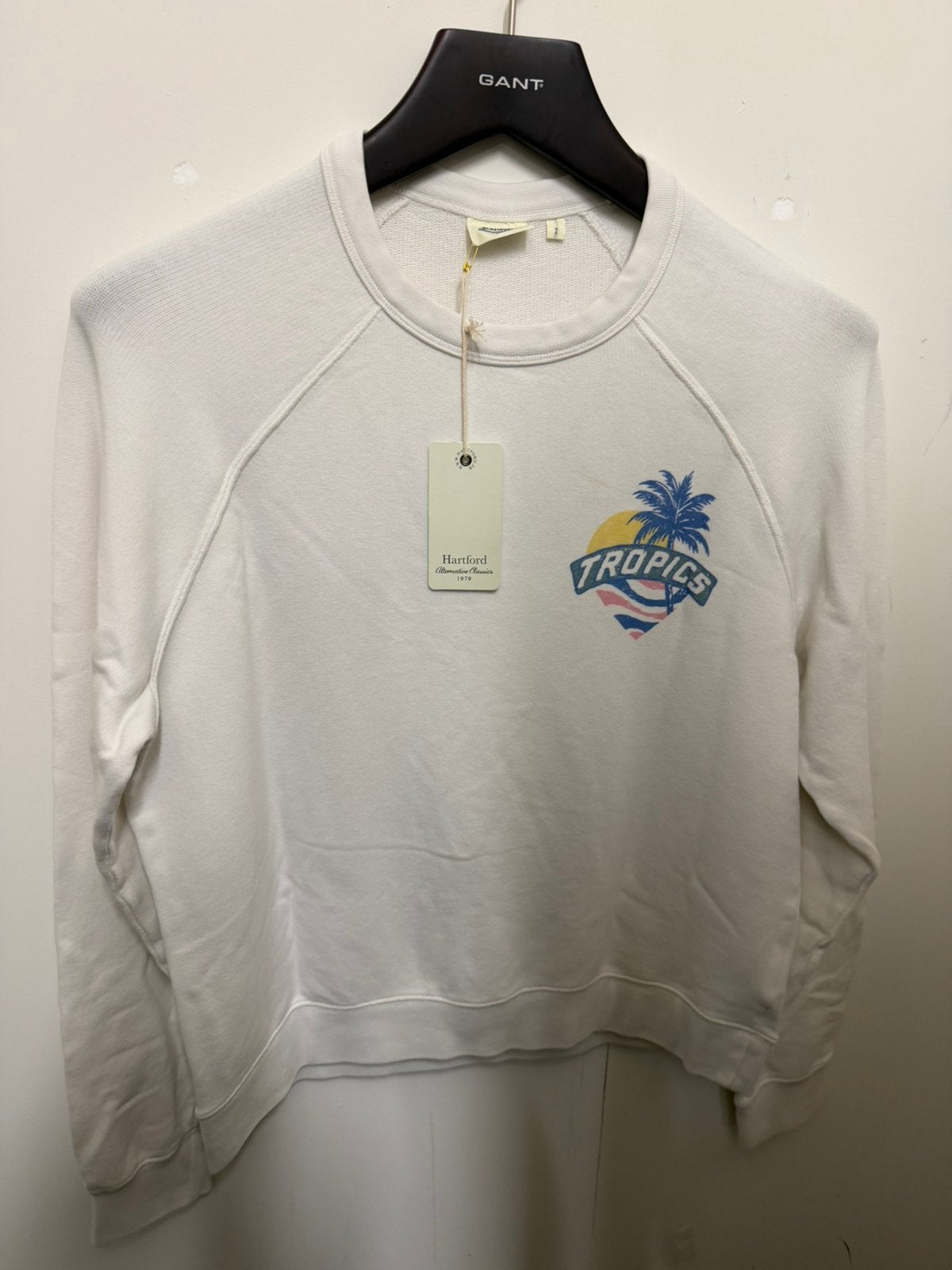 Nieuwe Hartford dames sweat M, Verzenden, Nieuw, Wit