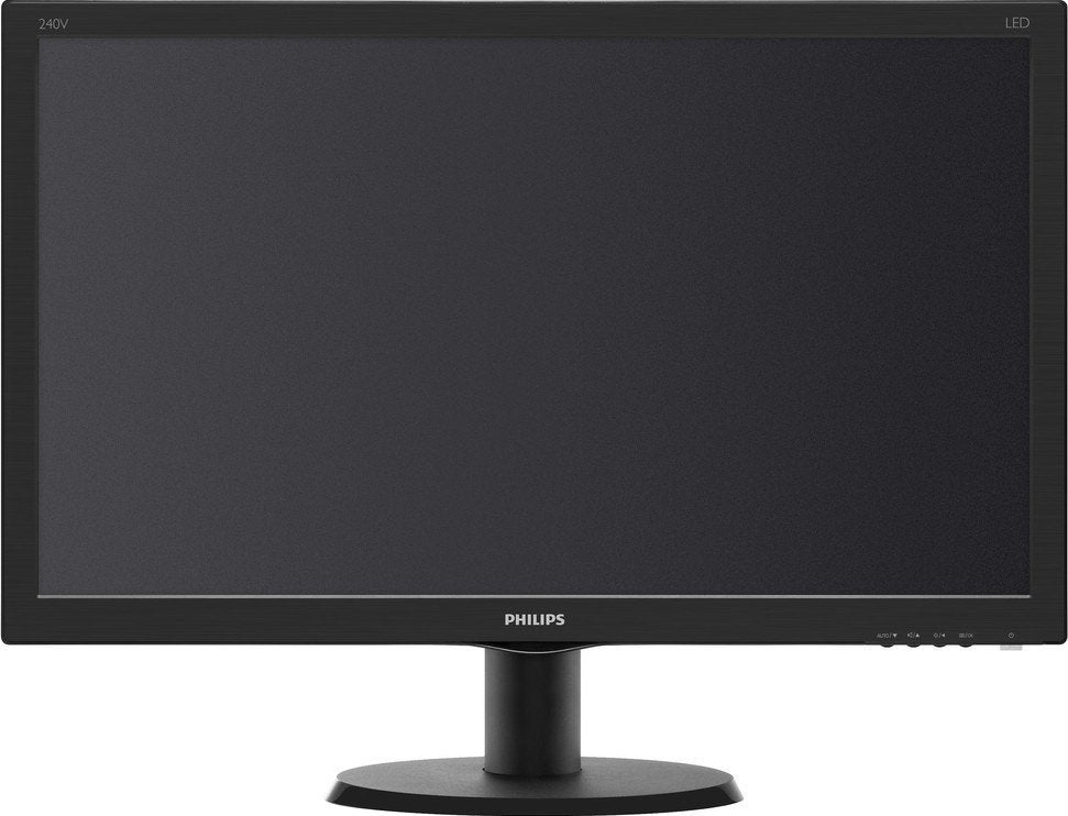 Philips monitor  240V5QDAB Zwart, Computers en Software, Monitoren, Ingebouwde speakers, Phillips., Full HD, Zo goed als nieuw