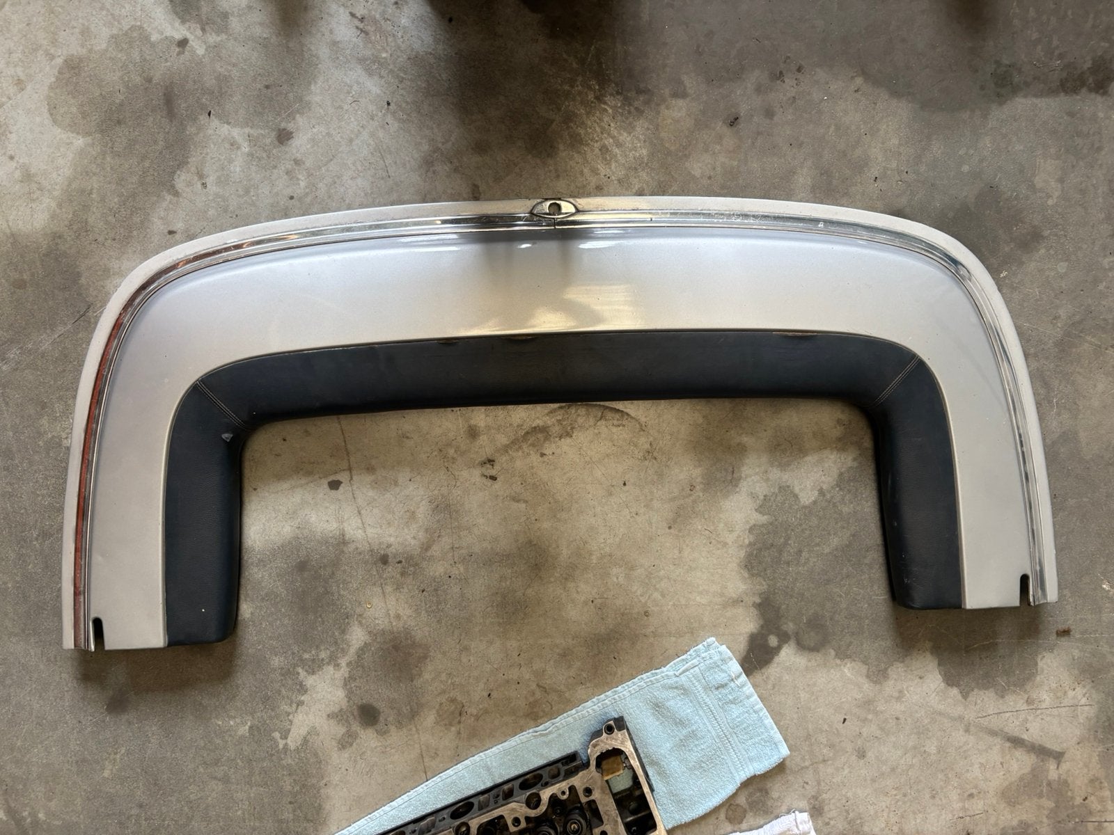 Afdekplaat cabriodak Mercedes R107 SL, Auto-onderdelen, Ophalen, Gebruikt, Mercedes-Benz, Bumper