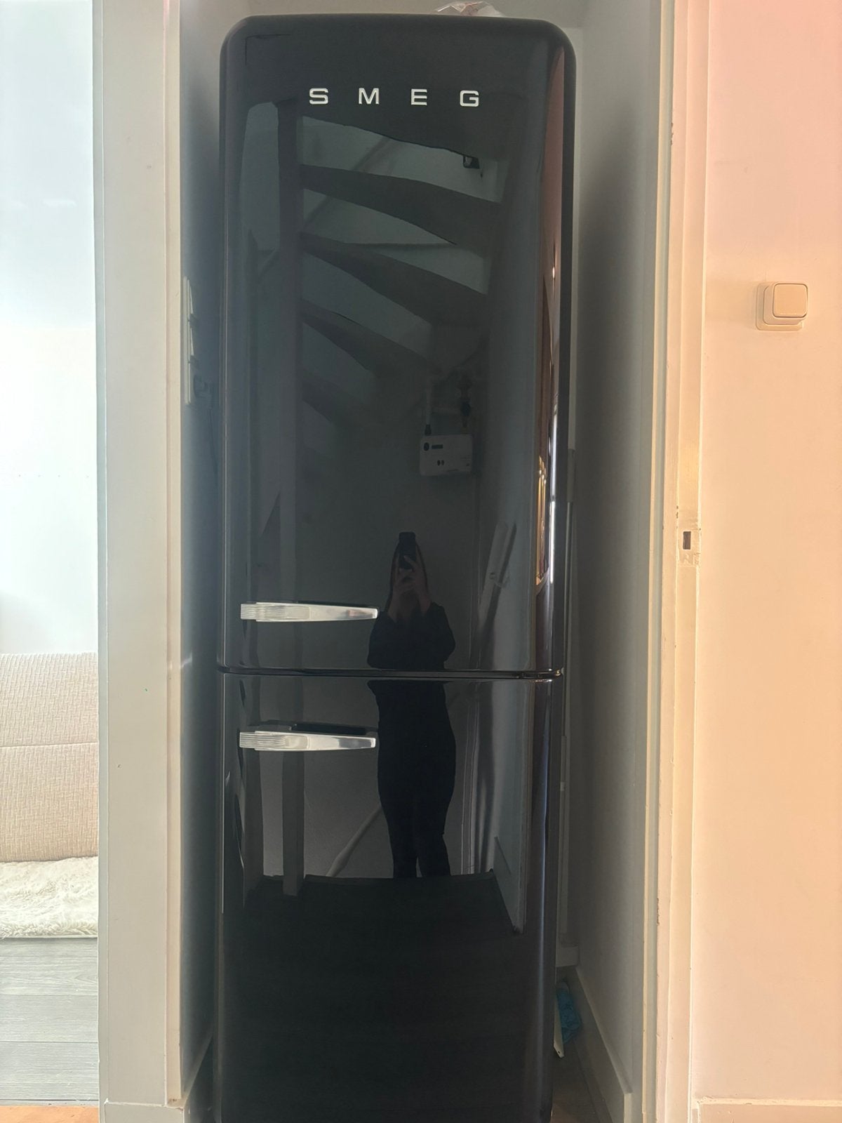Smeg koelkast, Ophalen, 200 liter of meer, 60 cm of meer, 160 cm of meer