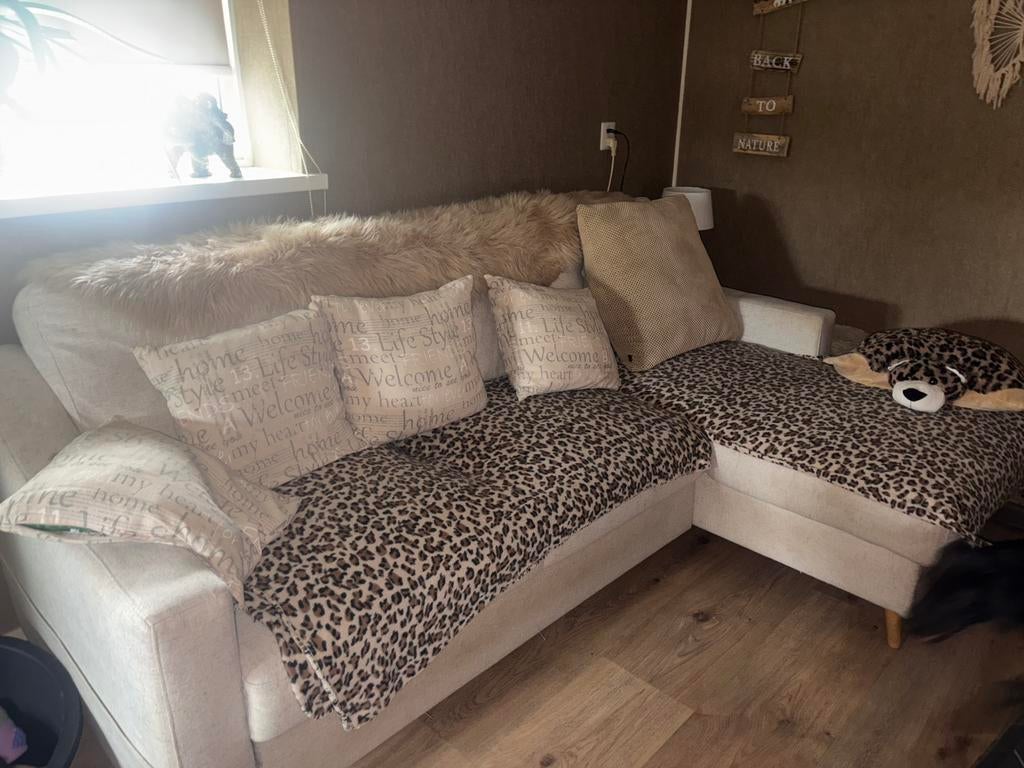 3zits lounge bank plus uittrekbaar als slaap bank, Huis en Inrichting, Ophalen of Verzenden, Zo goed als nieuw