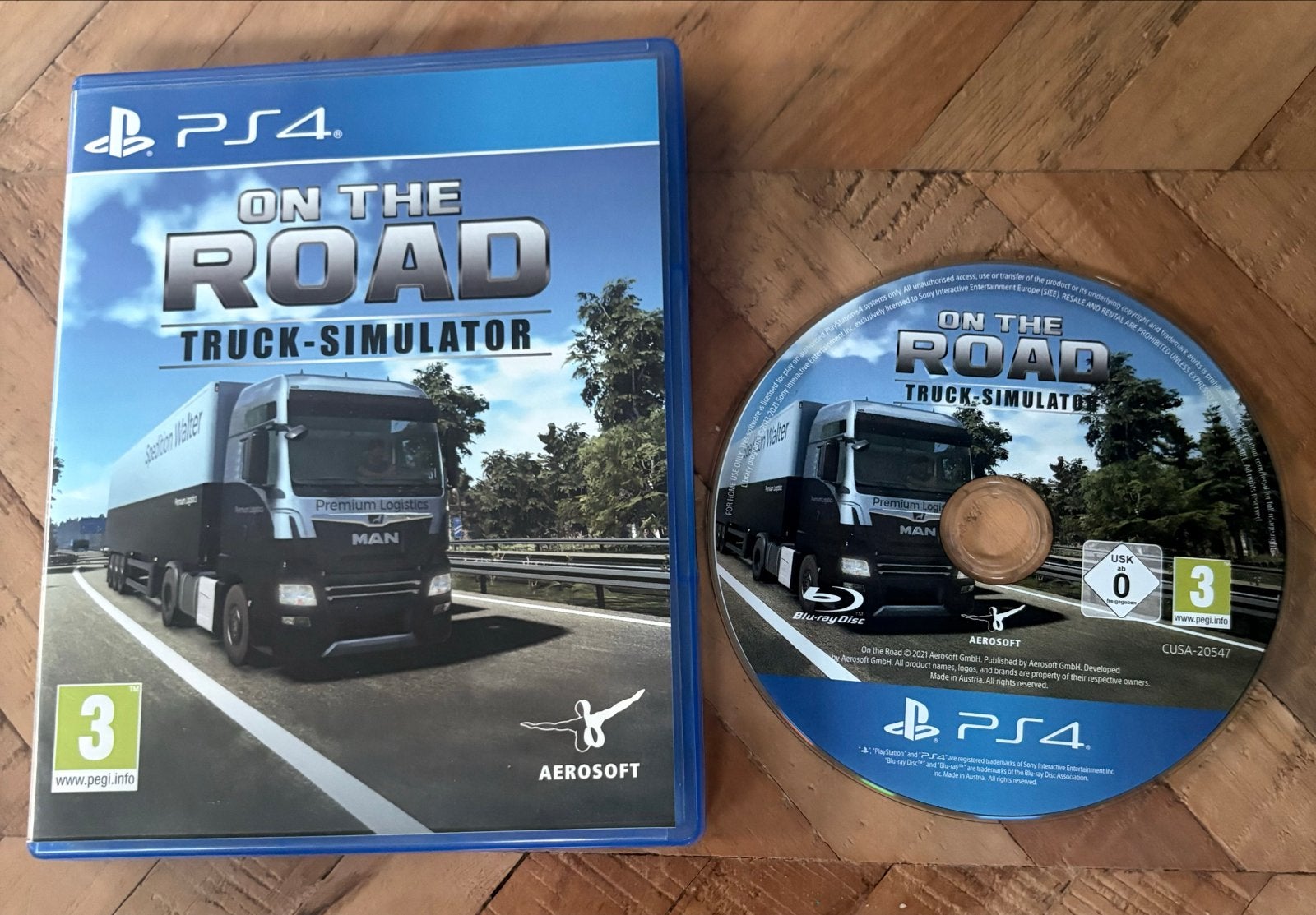 On The Road Truck Simulator PS4 - Nieuwstaat, 1 speler, Ophalen of Verzenden, Zo goed als nieuw, Vanaf 3 jaar