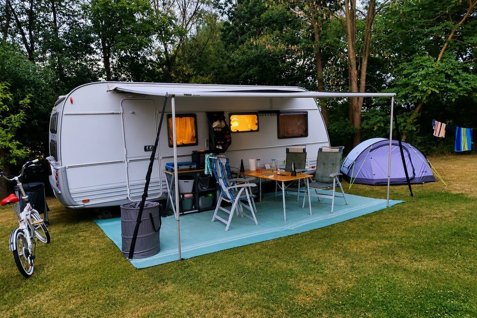 Tabbert DaVinci 540 dm Caravan met Mover, Airco en Level Sys, Caravans en Kamperen, Rondzit, Tabbert, Lengtebed, Particulier