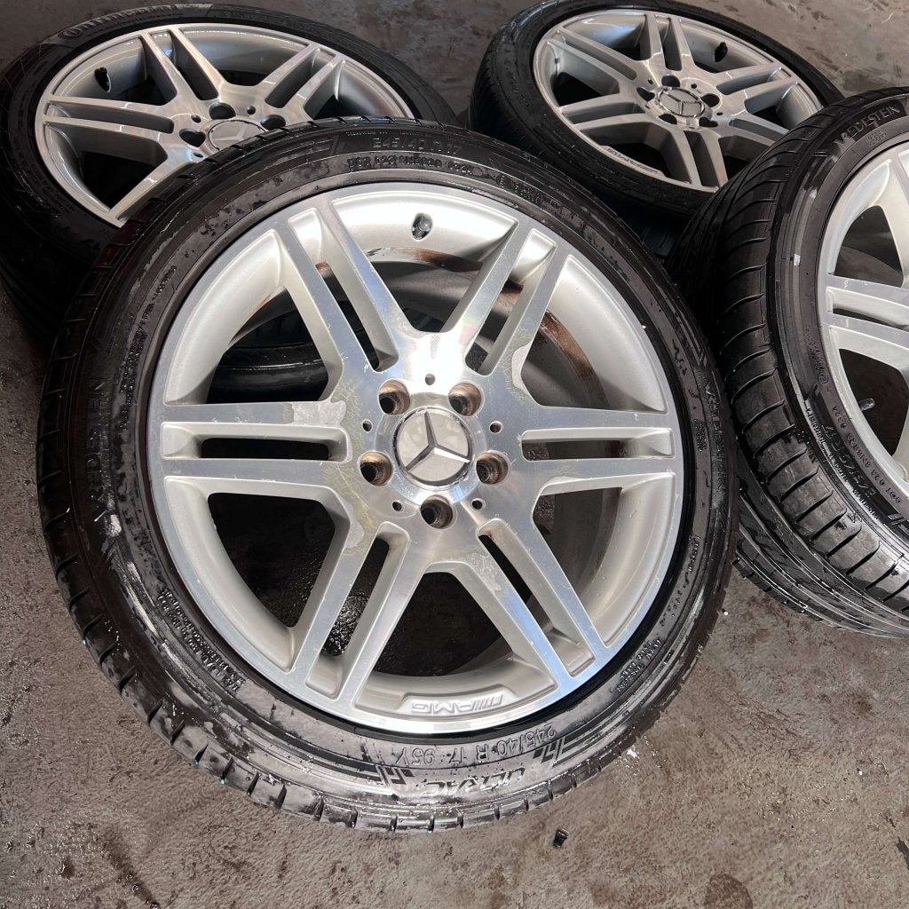 orig mercedes C Klasse w204 17"AMG breedset ZMR 2x5,5mm, Auto-onderdelen, Niet ingevuld, Gebruikt, Banden en Velgen, Niet ingevuld