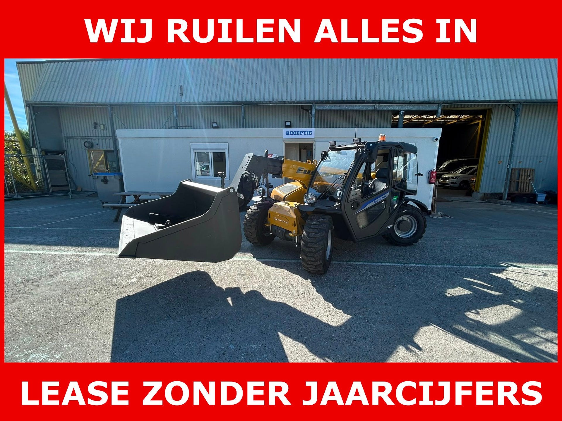 Eurotrac Verreiker th25.6 2.5 tons diesel kubota v3307 4 cil, Auto's, Overige Auto's, Automaat, Gebruikt, Overige carrosserieën