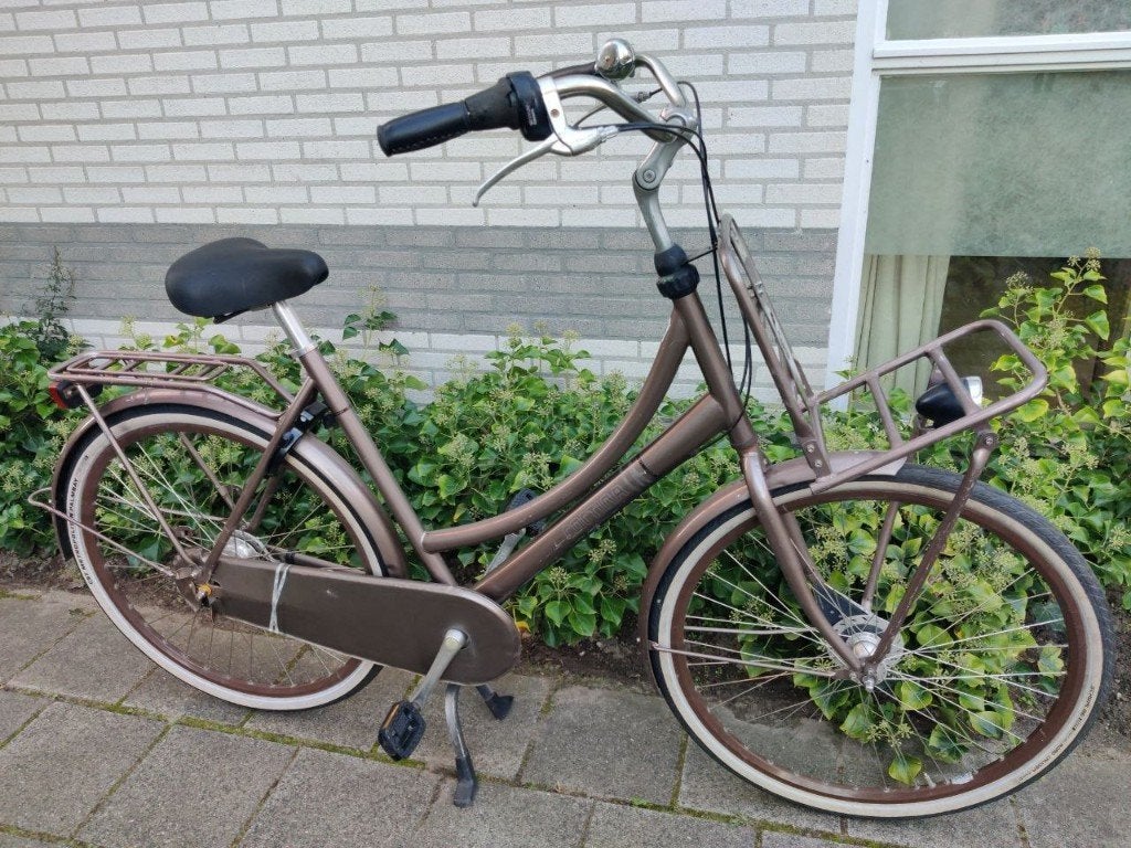 Cortina damesfiets 28 inch, met versnellingen, Gebruikt, Versnellingen, 56 cm of meer, Ophalen