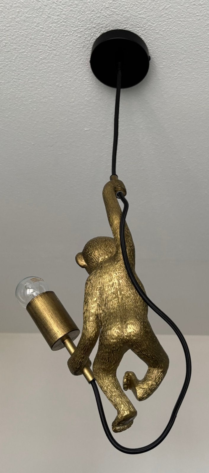 Hangende aap lamp, Verzenden, Zo goed als nieuw