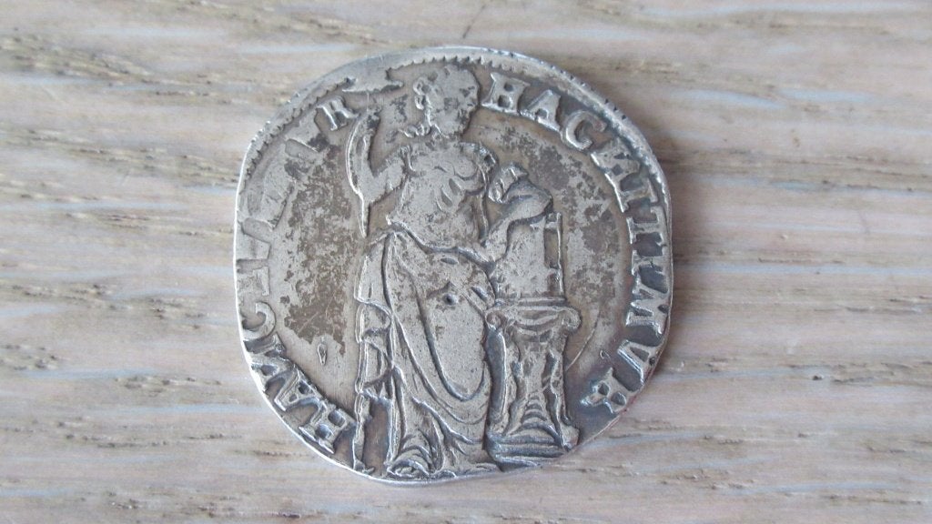Zilveren provinciale gulden 1787 Zutphen / bodemvondst, Vóór koninkrijk, Zilver, Losse munt, Overige waardes
