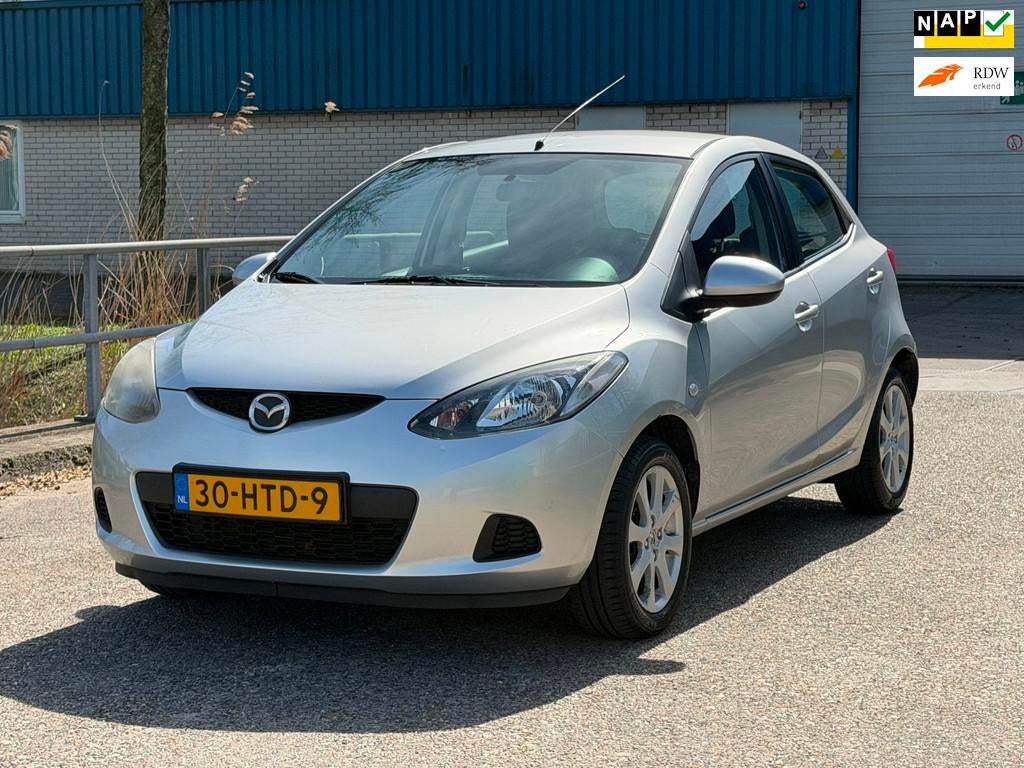 Mazda 2 1.3 TS!Airco!5-deurs! NAP!, Voorwielaandrijving, Gebruikt, 31 €/maand, 4 cilinders