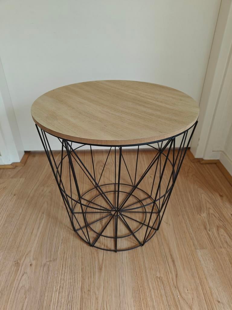 Bijzettafel, Minder dan 45 cm, Minder dan 55 cm, Modern, Industrieel, Rond