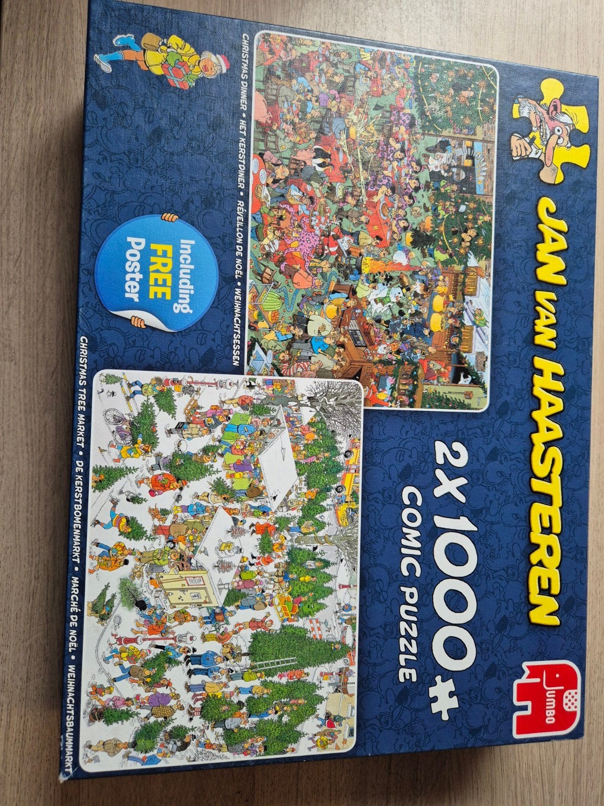 Het kerstdiner en kerstbomenmarkt, Ophalen, 500 t/m 1500 stukjes, Zo goed als nieuw
