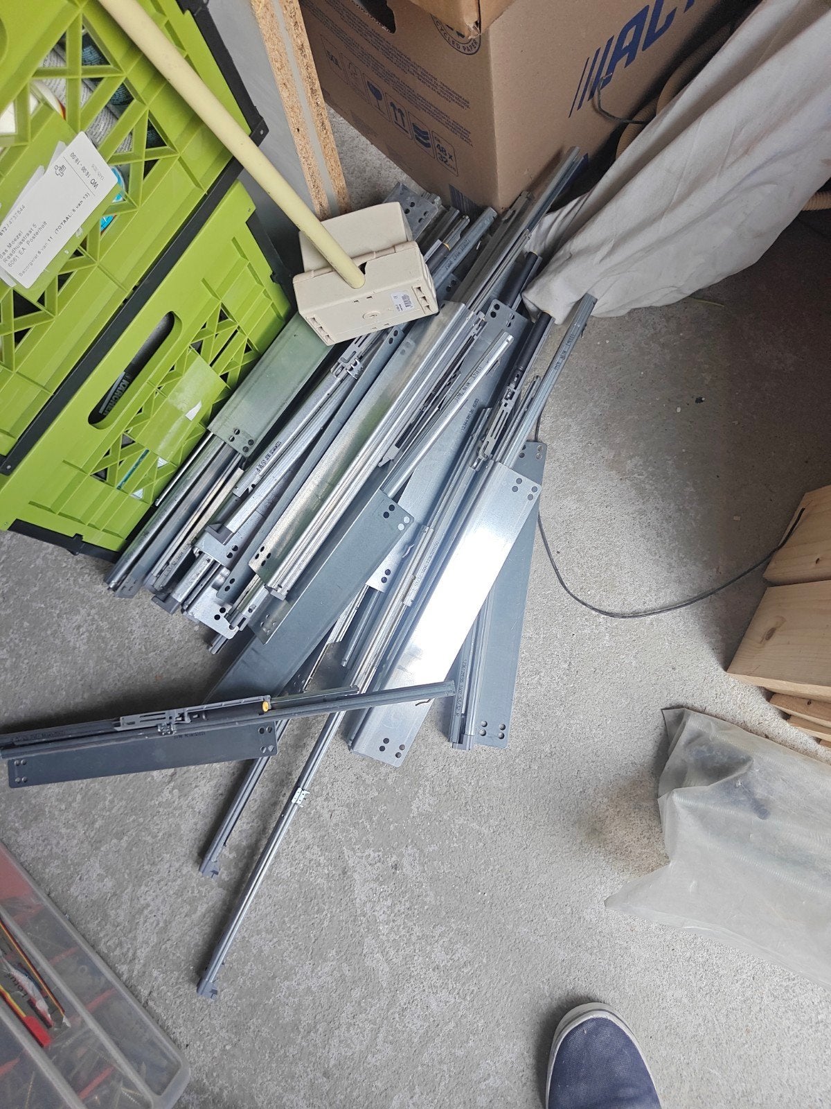 IKEA keuken lade rails - set. meerdere beschikbaar, Contact.nl@ikea.com, IKEA, IKEA Systems B.V., Zilver