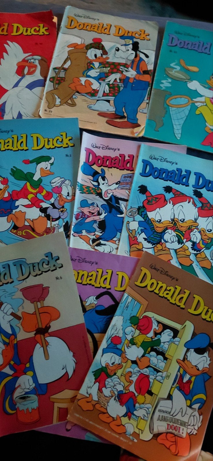 Donald Duck stripboeken 1977,78,80,81, Meerdere stripboeken, Ophalen of Verzenden, Gelezen