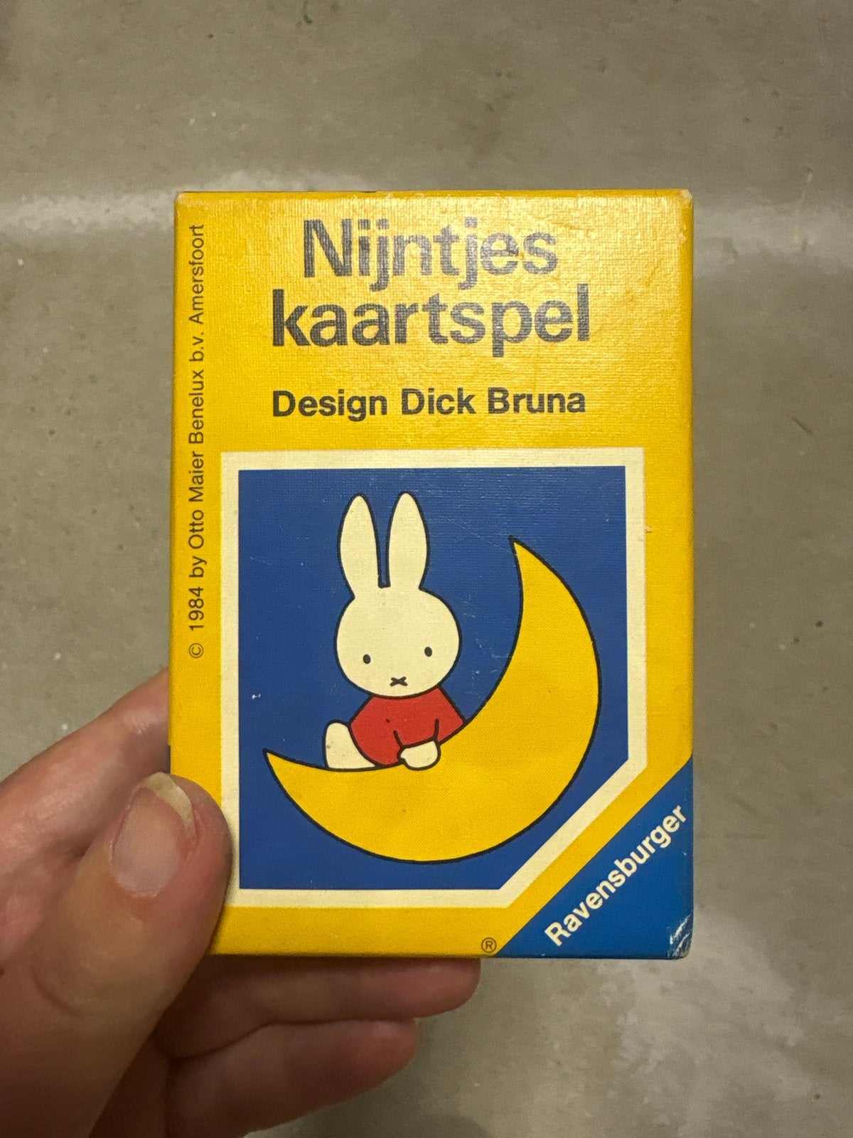 Nijntjes Kaartspel - Design Dick Bruna - Ravensburger, Een of twee spelers, Ophalen of Verzenden, Gebruikt