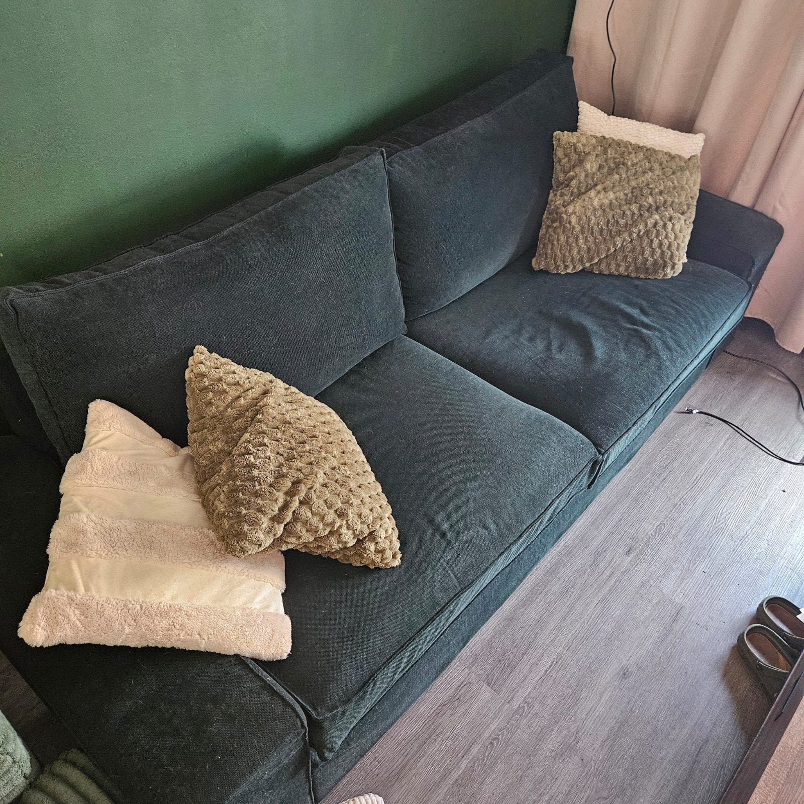 Zo goed als nieuwe KIVIK 3-zitsbank met hoes, Huis en Inrichting, Ophalen, Driepersoons, 75 tot 100 cm, Zo goed als nieuw