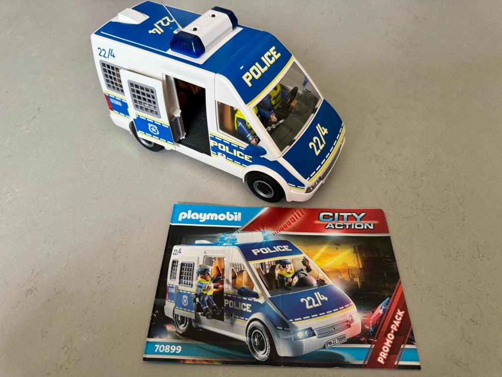 Playmobil Politiebus  City Action 70899, Ophalen of Verzenden, Zo goed als nieuw, Complete set