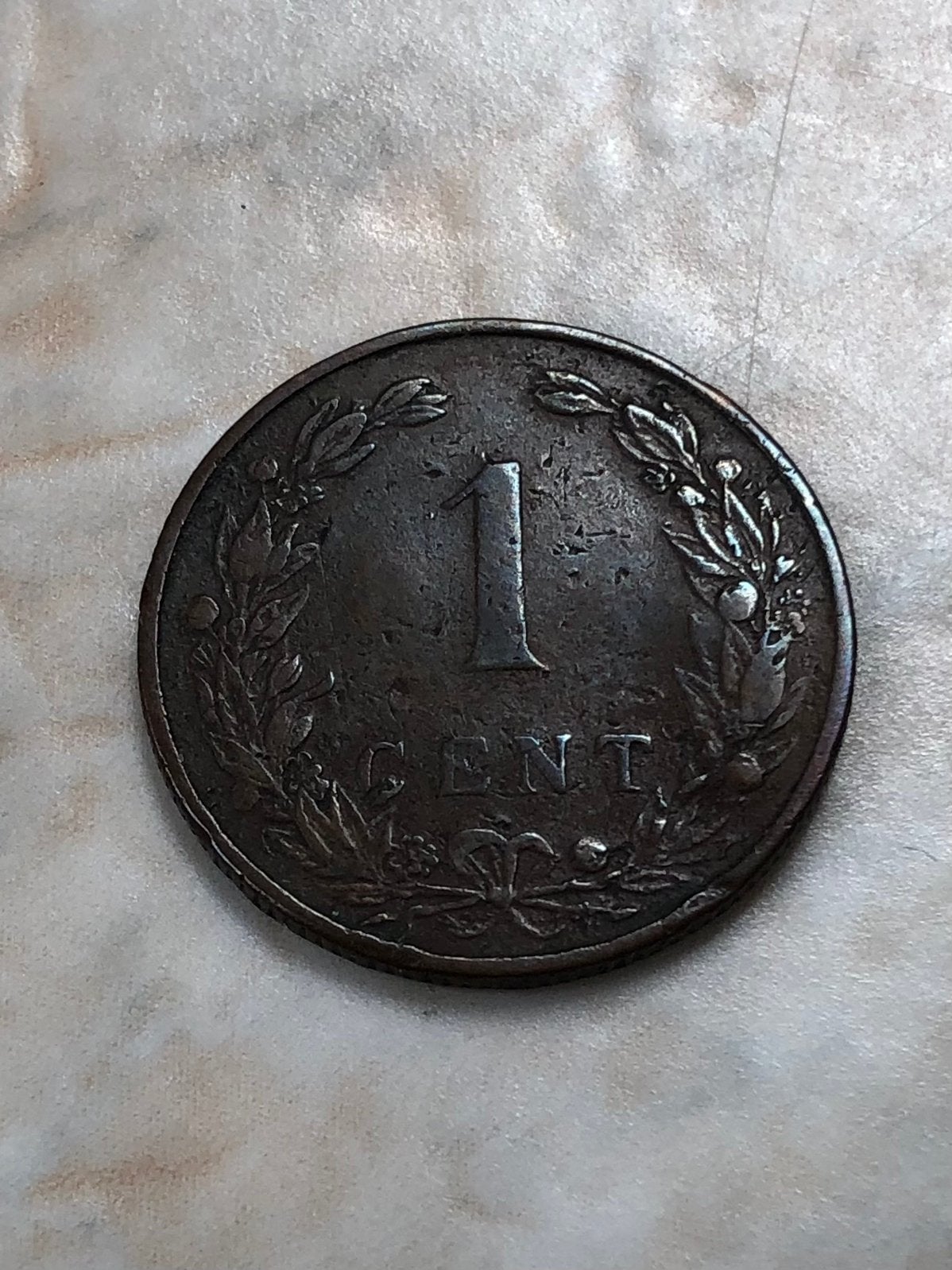 1 cent 1904, Verzenden, Koningin Wilhelmina, 1 cent, Losse munt