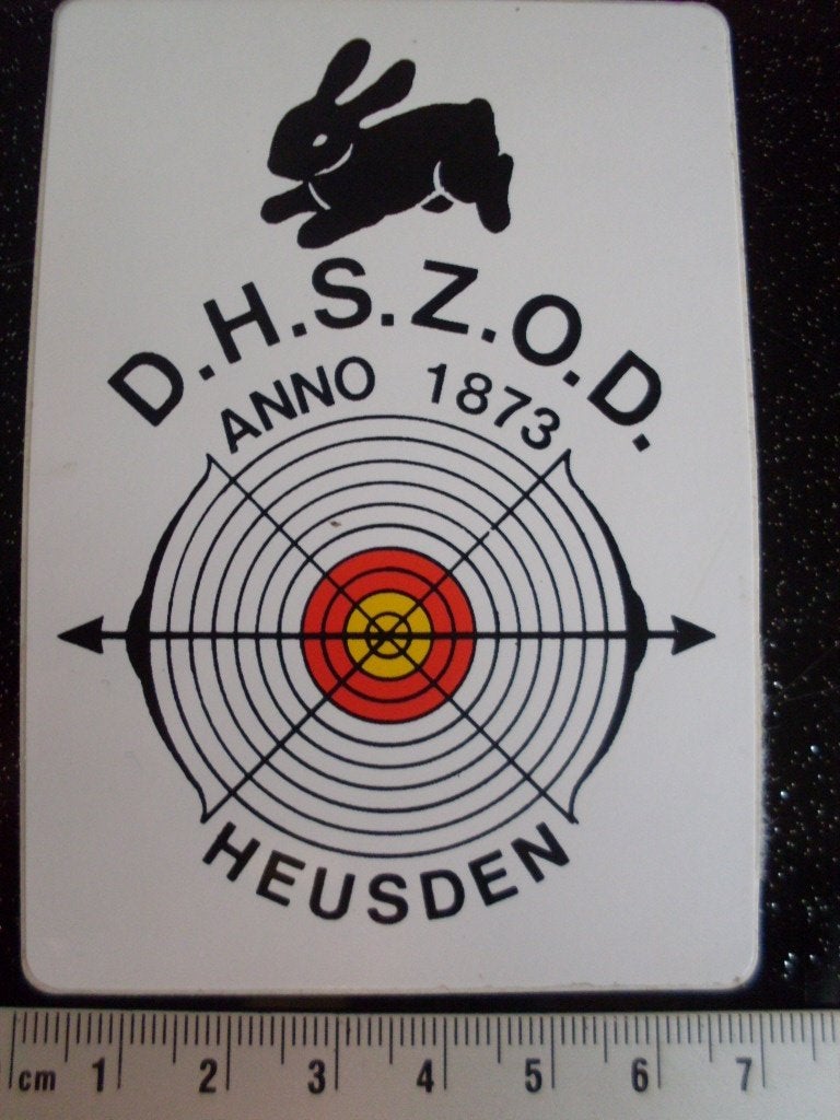 sticker De Haas Stropen Zij Ons Doel dhszod asten heusden, Verzenden, Zo goed als nieuw, Bedrijf of Vereniging