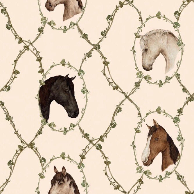 Kinderbehang Paarden Beige Dekornik, Polskiego Czerwonego Krzyża 21/22, 41-260 Sławków, Nieuw, DEKORNIK LIMITED LIABILITY COMPANY