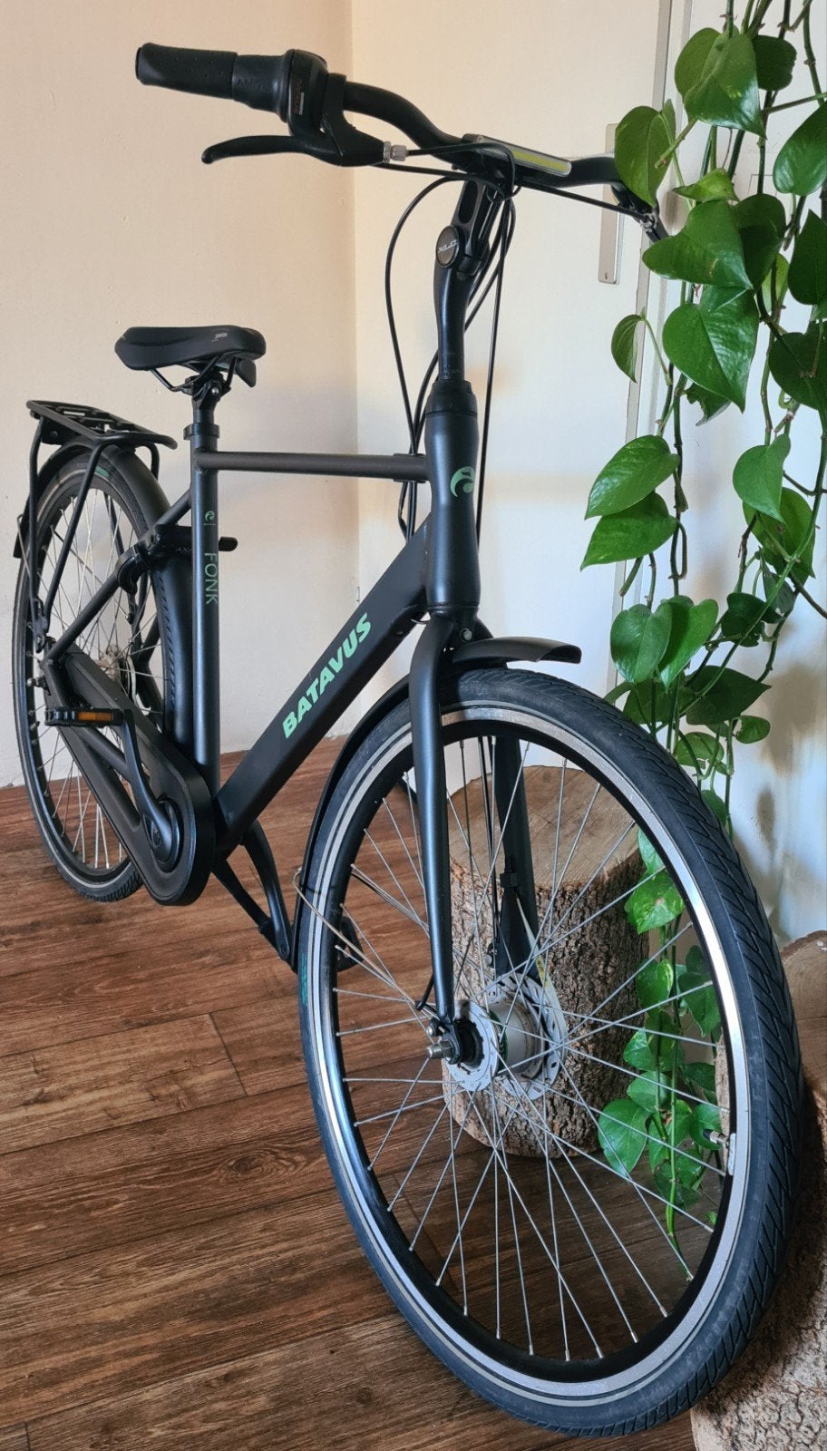 Matzwarte BATAVUS Fonk Herenfiets | Grote Jongensfiets || N7, Ophalen, Batavus, Zo goed als nieuw, Minder dan 10 versnellingen