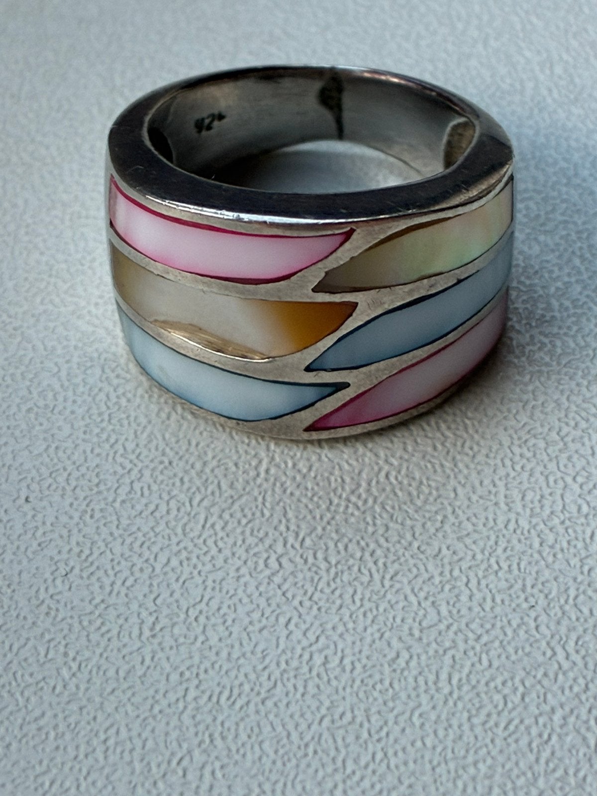 10 echte zilveren ringen, Sieraden, Tassen en Uiterlijk, Ringen, Gebruikt, Met edelsteen, Ophalen of Verzenden, Dame