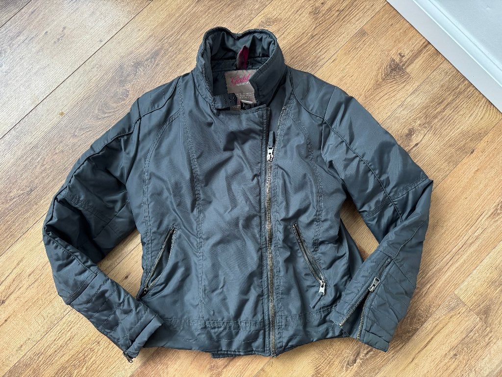 Geddes and Gillmore - winterjas - antraciet - mt XL -jas, Kleding | Dames, Ophalen of Verzenden, Zo goed als nieuw, Maat 46/48 (XL) of groter