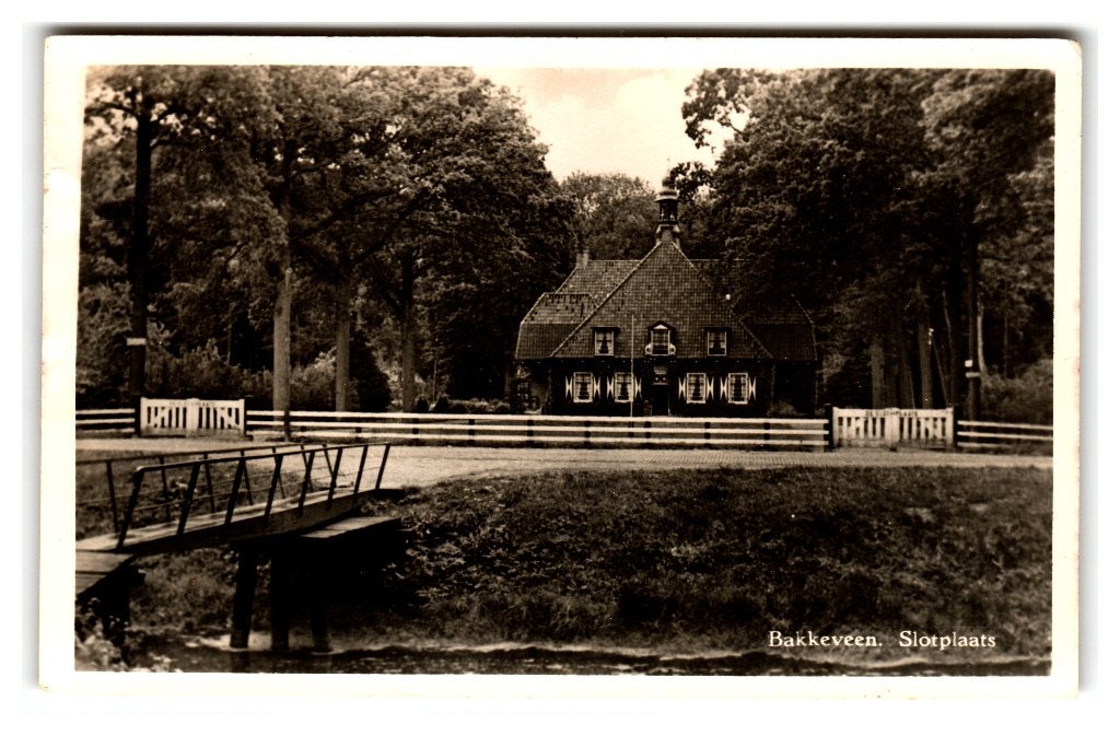 Bakkeveen, Slotplaats, Verzenden, 1940 tot 1960, Gelopen, Friesland
