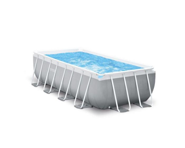 Intex Prism Frame Premium - 488 x 244 x 107 cm - Set + pomp, Tuin en Terras, Zwembaden, Zo goed als nieuw, Opzetzwembad, 80 tot 120 cm