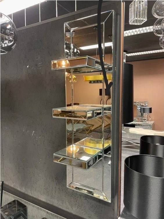 Moderne Spiegelplank met 3 Niveaus - Stijlvolle Opbergruimte, Ophalen of Verzenden, Zo goed als nieuw
