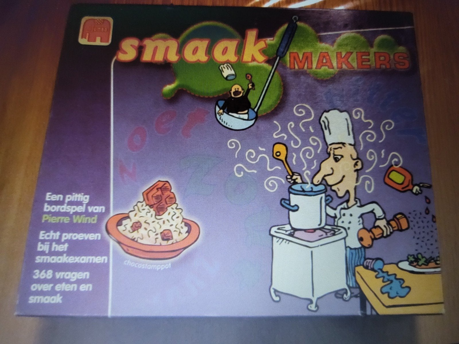Smaakmakers Bordspel - Pierre Wind - Eten & Smaak, Hobby en Vrije tijd, Ophalen of Verzenden, Gebruikt, Pierre Wind