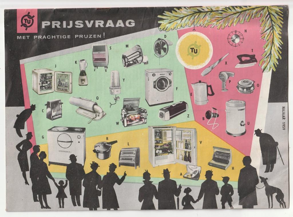 Technische Unie folder / catalogus najaar 1959, Boeken, Verzenden, Gelezen, Folder