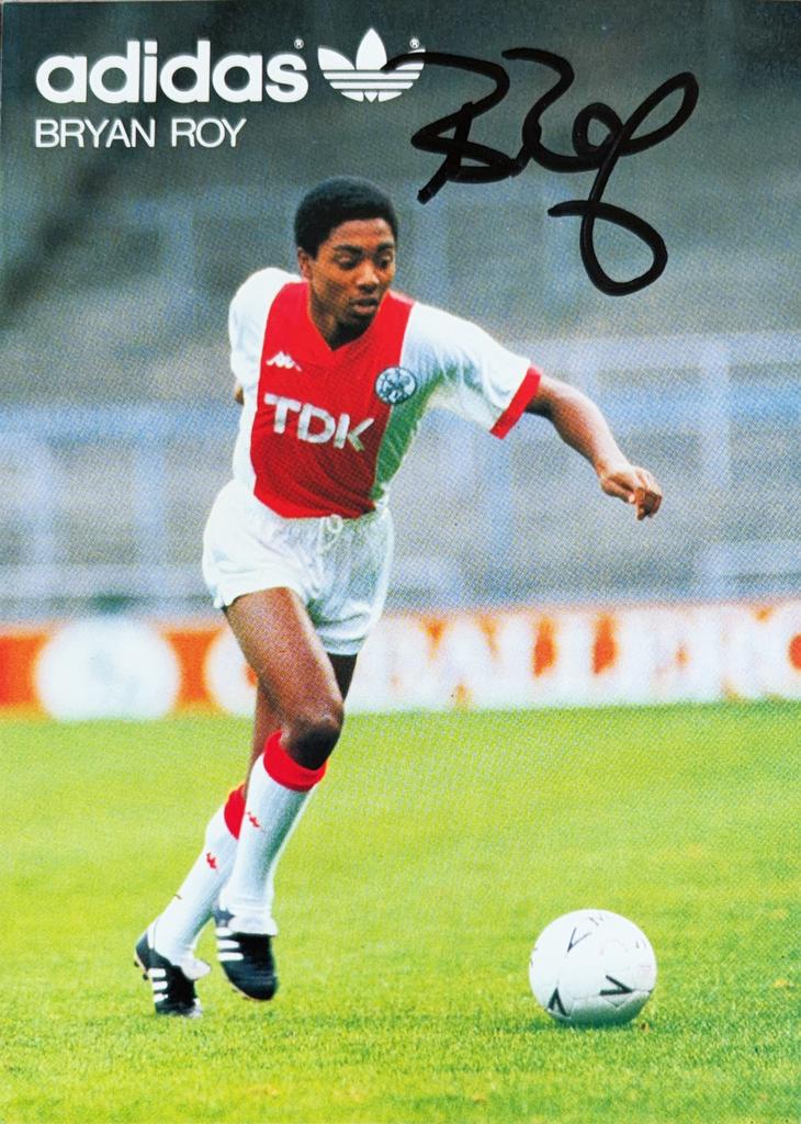 Adidas Spelerskaart Bryan Roy - AFC Ajax Amsterdam, Verzamelen, Sportartikelen en Voetbal, Ophalen of Verzenden, Zo goed als nieuw