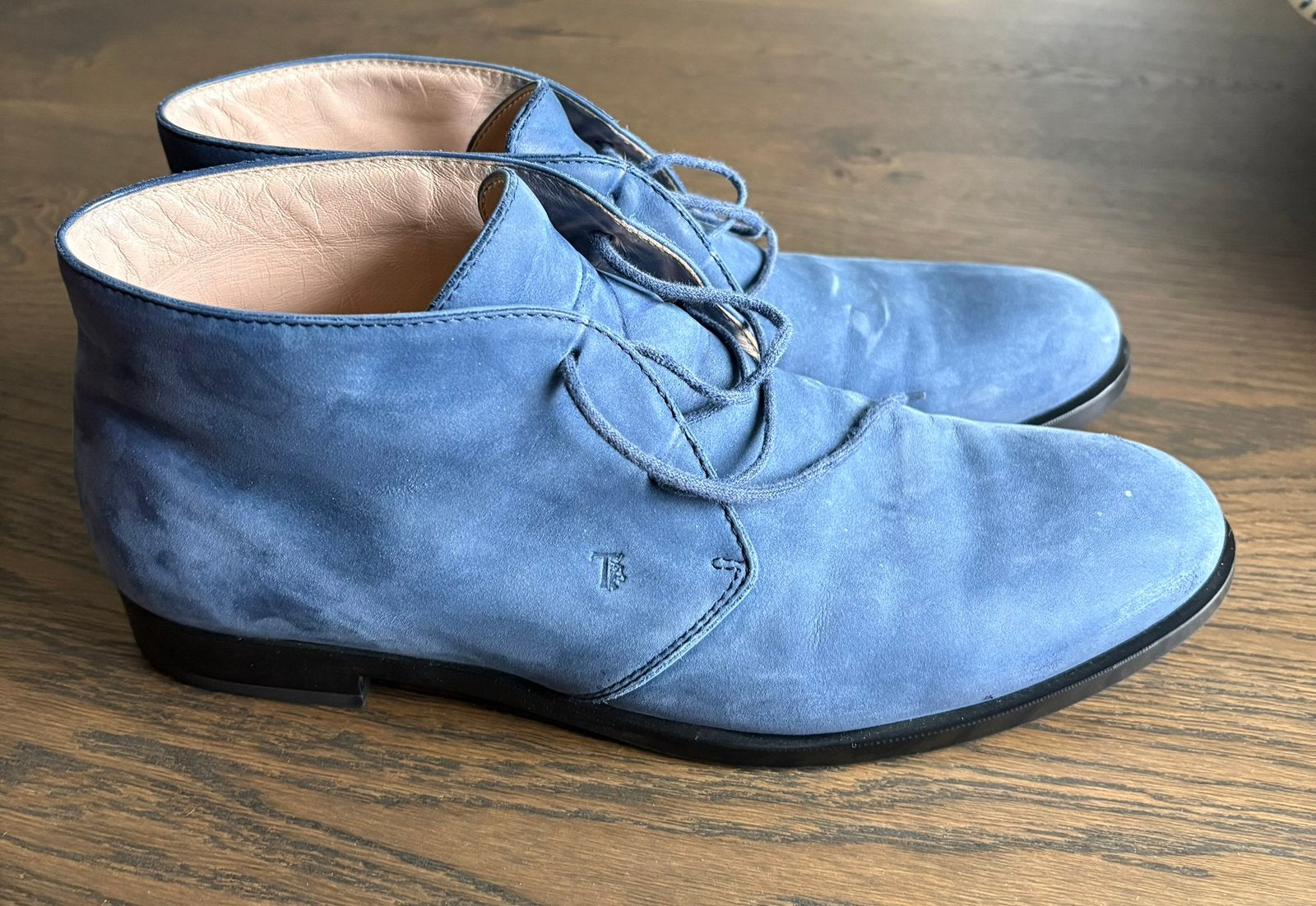 Suède veterlaarsje maat 38 Tod’s, Ophalen of Verzenden, Gedragen, Blauw