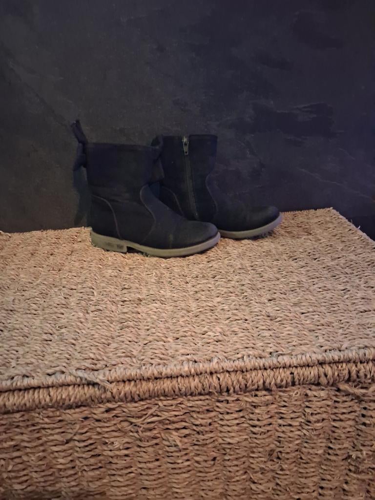 Zwarte laarzen meisje maat 27, Ophalen of Verzenden, Zo goed als nieuw, Meisje, Laarsjes