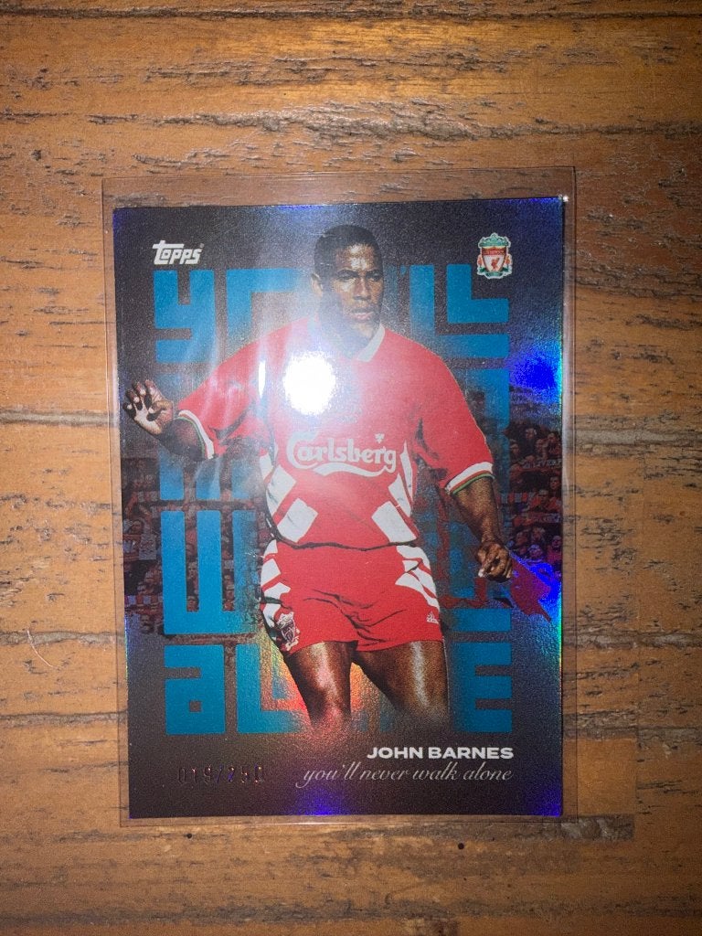 Liverpool topps John barnes 019/250, Verzamelen, Sportartikelen en Voetbal, Ophalen of Verzenden, Zo goed als nieuw, Buitenlandse clubs
