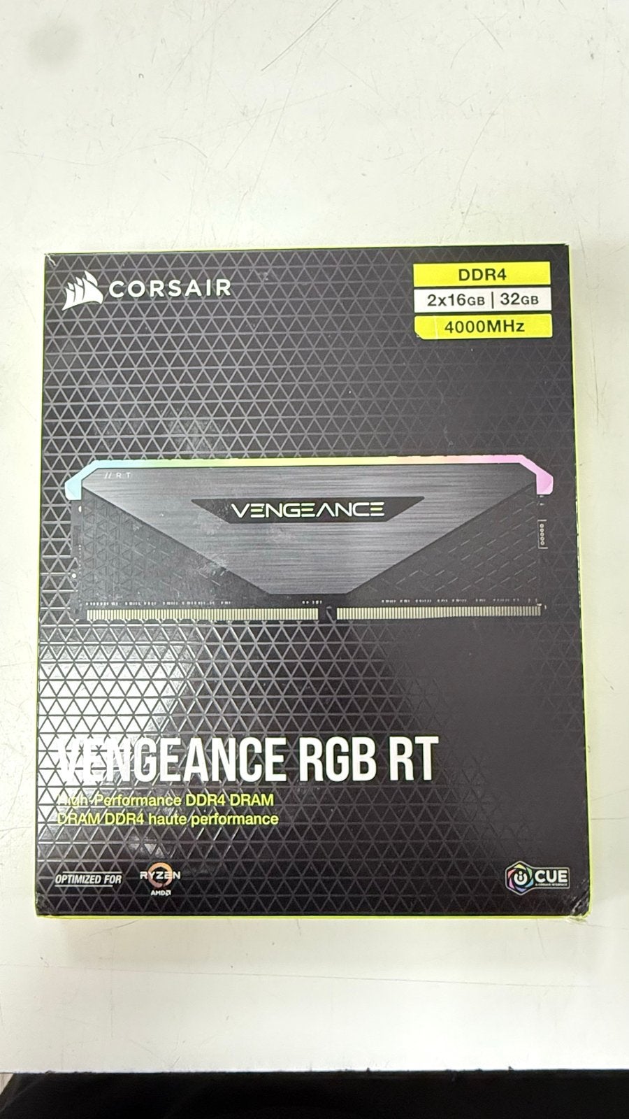 Corsair Vengeance RGB RT 32GB (2x16GB) DDR4 4000MHz RAM, Computers en Software, RAM geheugen, 32 GB, DDR4, Nieuw, Ophalen of Verzenden