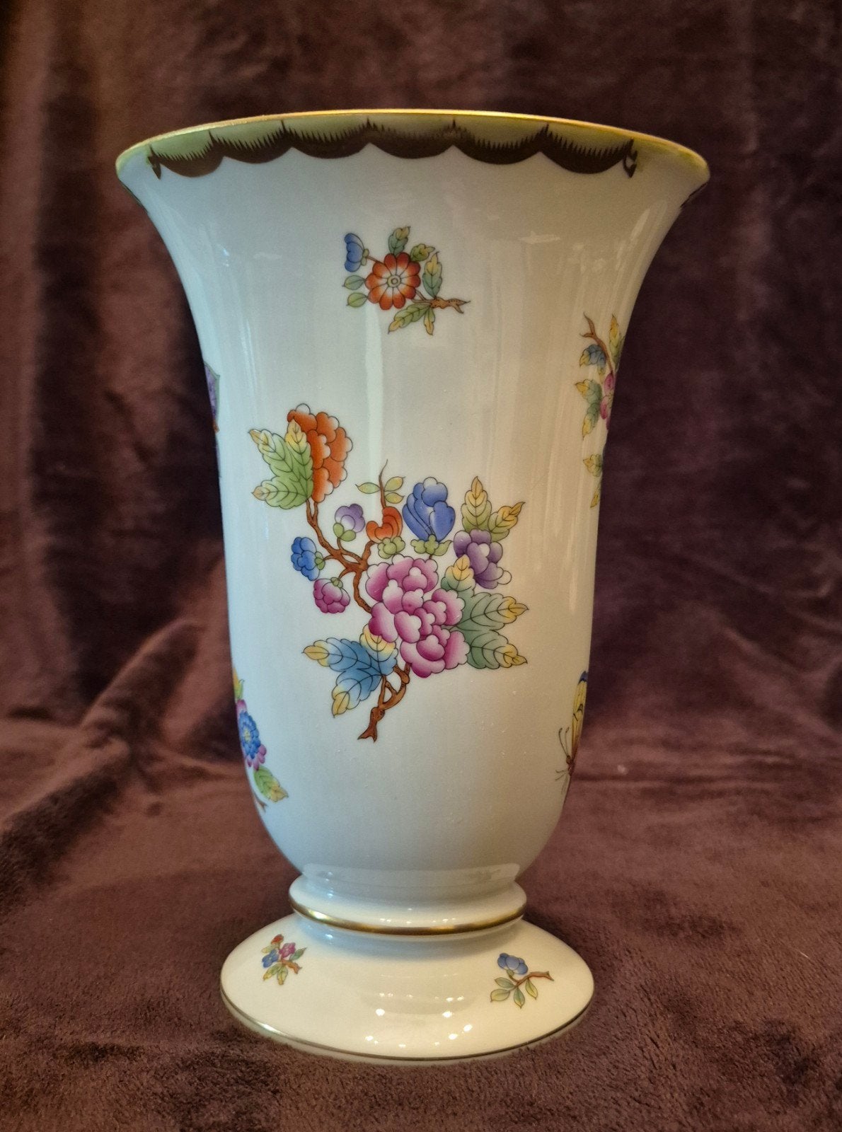 Herend vaas Victoria motief, Antiek en Kunst, Ophalen of Verzenden