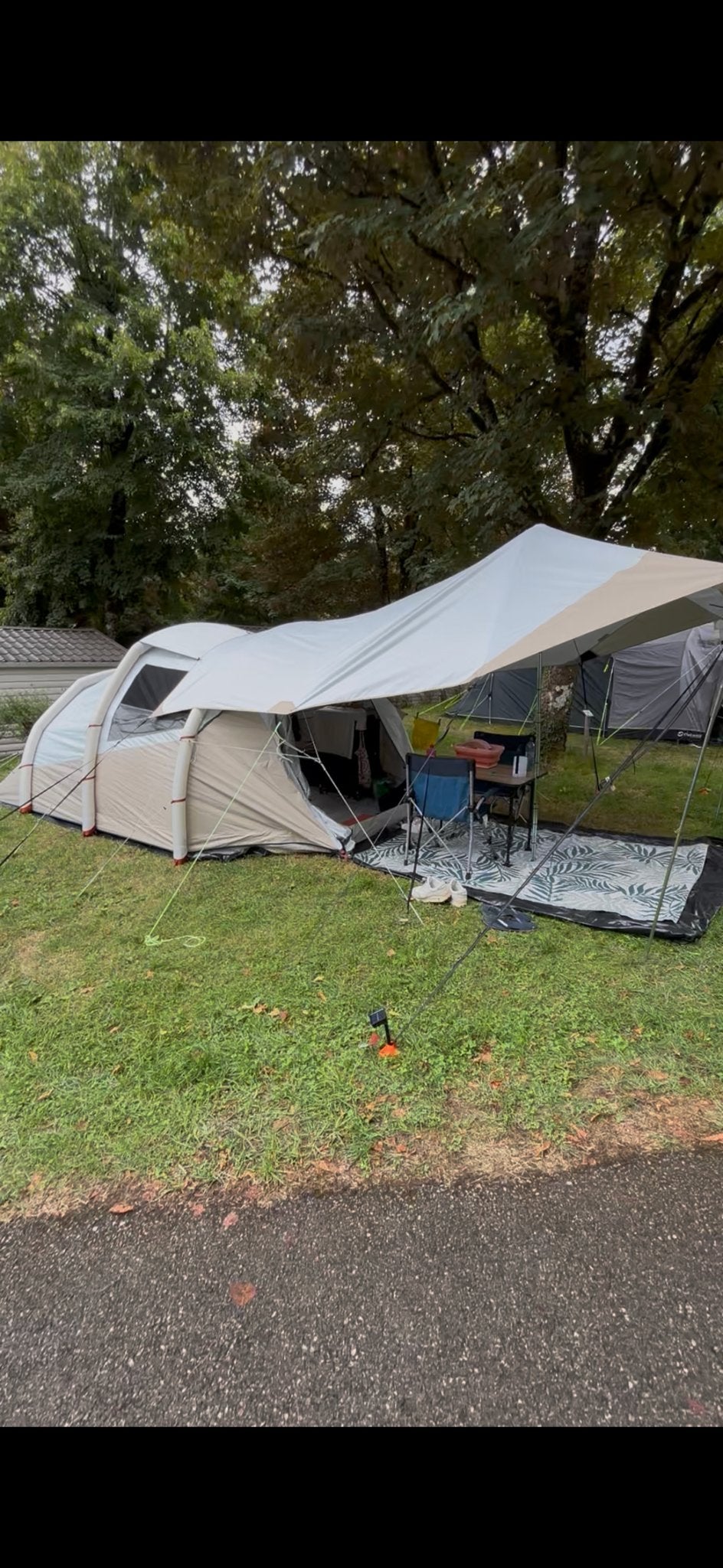 Decathlon Quechua Airseconds 4.1 Fresh & Black tent, Caravans en Kamperen, Tenten, tot en met 4, Zo goed als nieuw, Ophalen