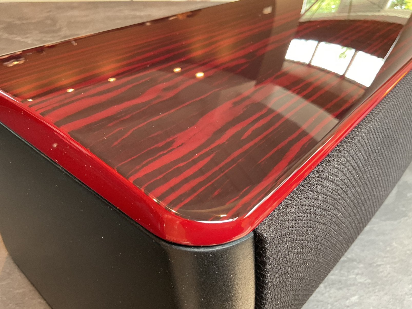 JBL LS Center Mahonie gloss finish met ovp, JBL, Harman, Zo goed als nieuw, Nb