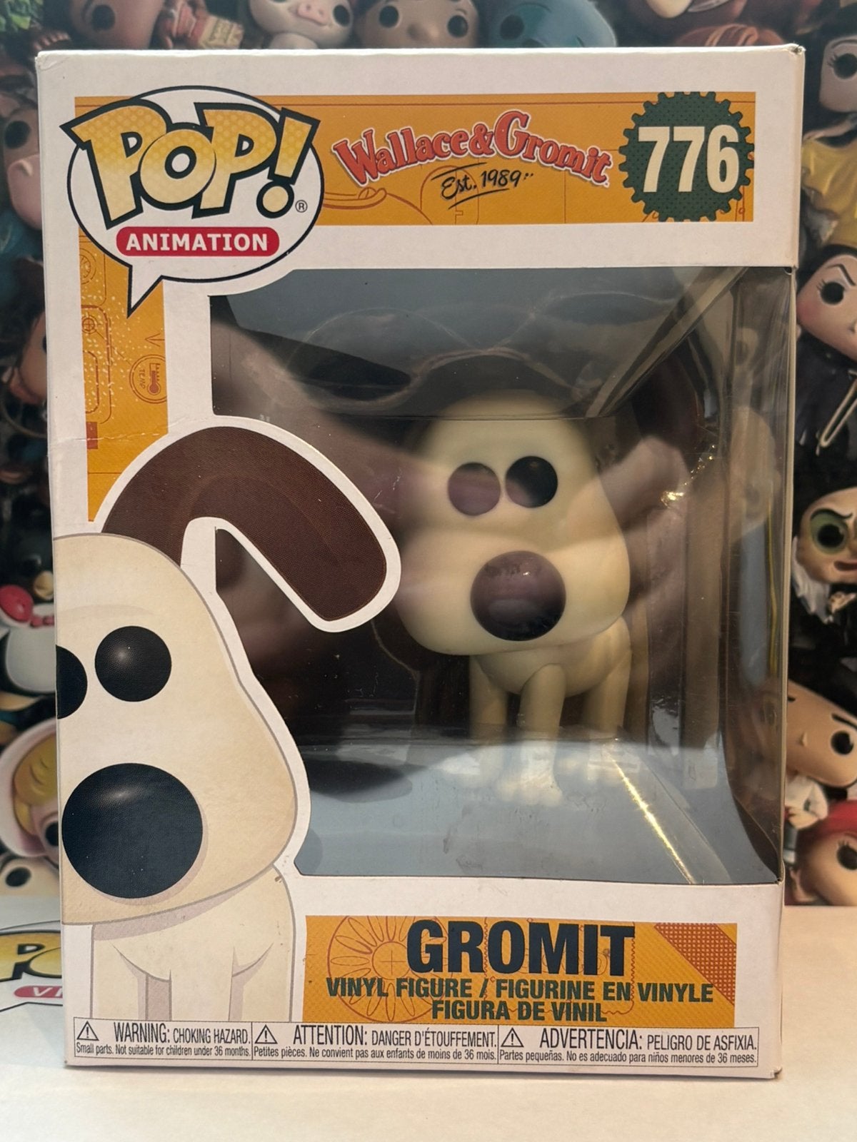 Funko pop Gromit 776 Wallace & gromit animation, Ophalen of Verzenden, Zo goed als nieuw