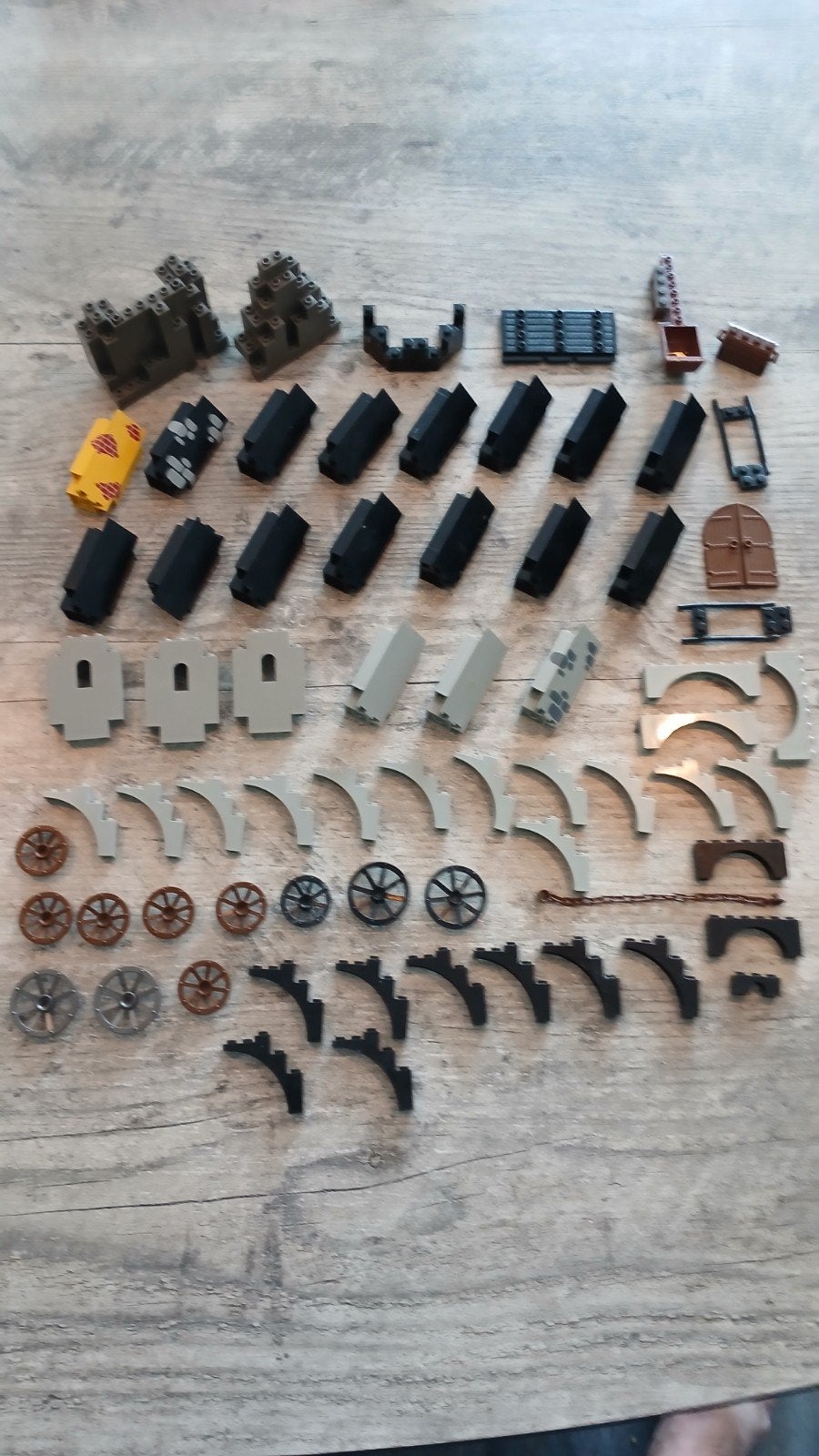 Grote partij Lego kasteel/ridder/soldaten onderdelen, Inclusief extra onderdelen, Lego, Ophalen of Verzenden, Zo goed als nieuw