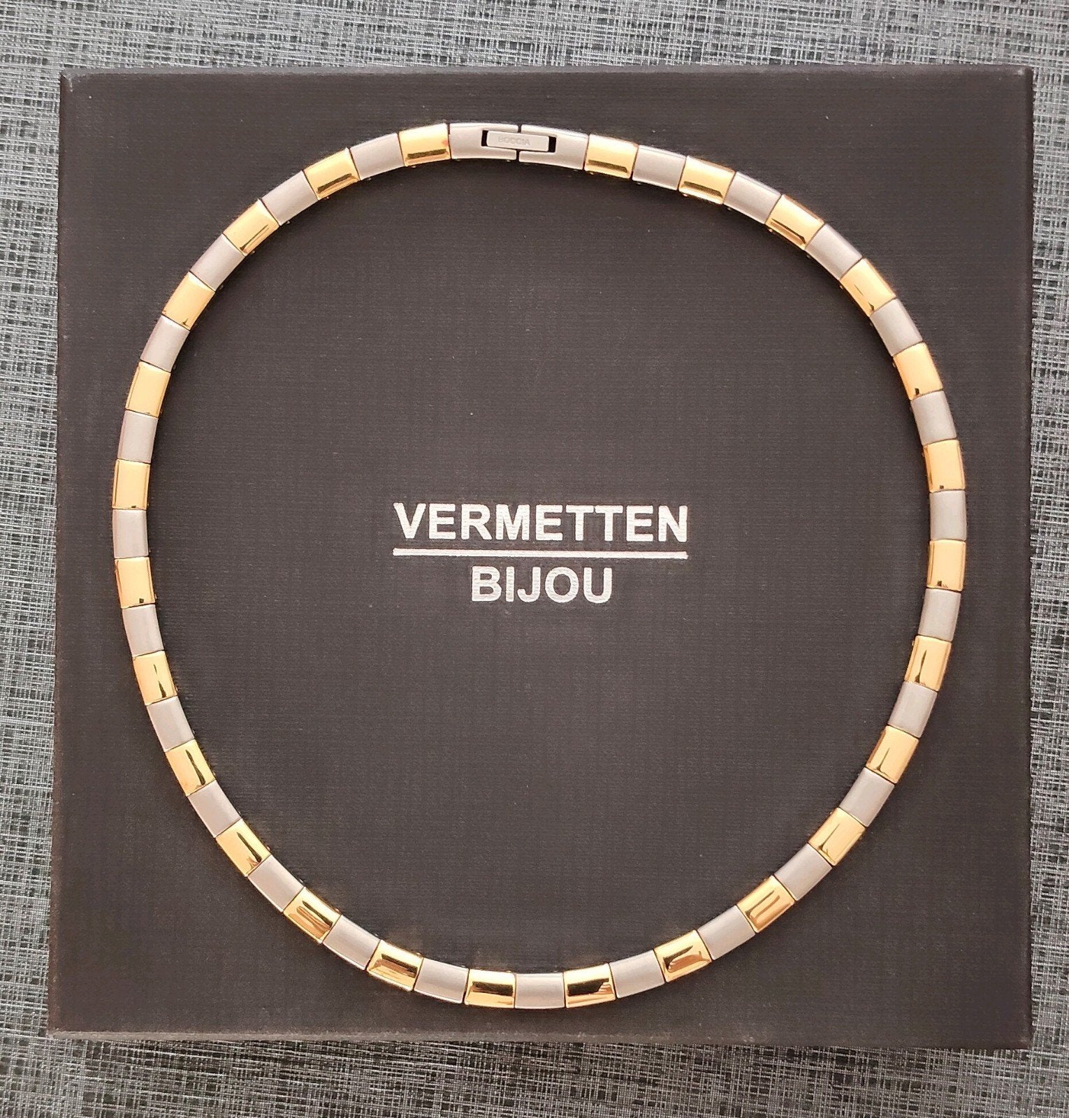 Boccia Titanium ketting, model 0812-02, Ophalen of Verzenden, Nieuw, Goud, Overige materialen