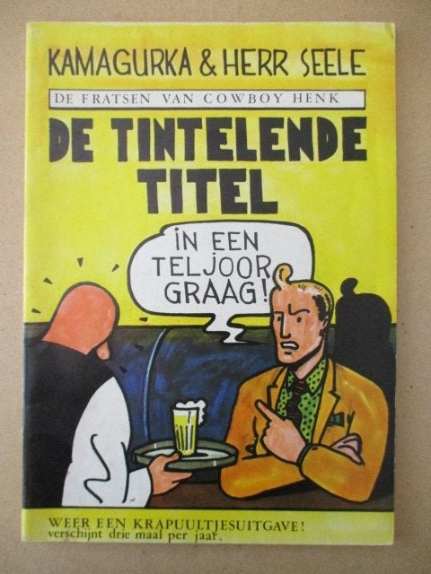 ad000576 kamagurka de tintelende titel, Eén stripboek, Ophalen, Gelezen