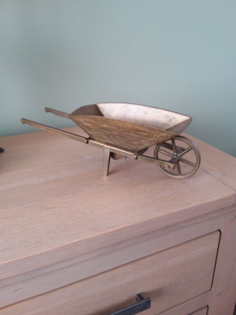 Koperen kruiwagen, Antiek en Kunst, Ophalen of Verzenden, Koper