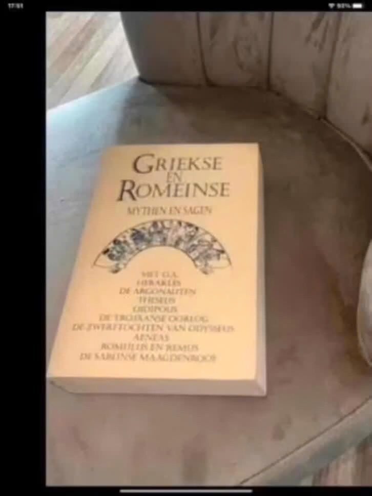 Griekse en Romeinse Mythen en Sagen Boek, Onbekend, Europa overig, Ophalen of Verzenden, Zo goed als nieuw
