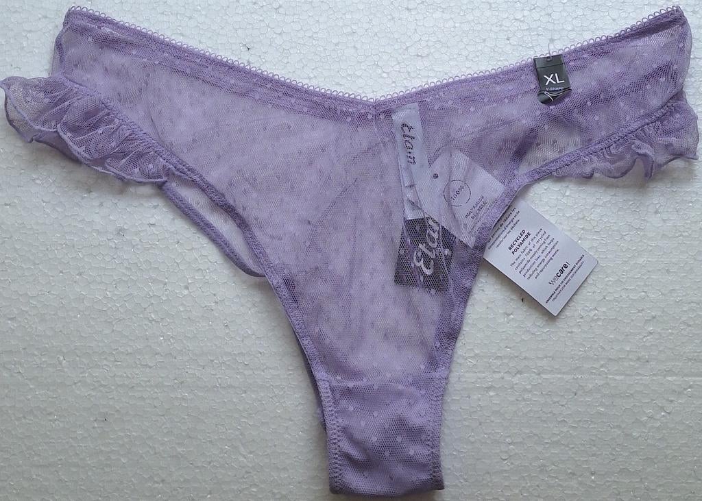 Sexy nieuwe paarse slip van Etam maat XL, Verzenden, Paars, Slip