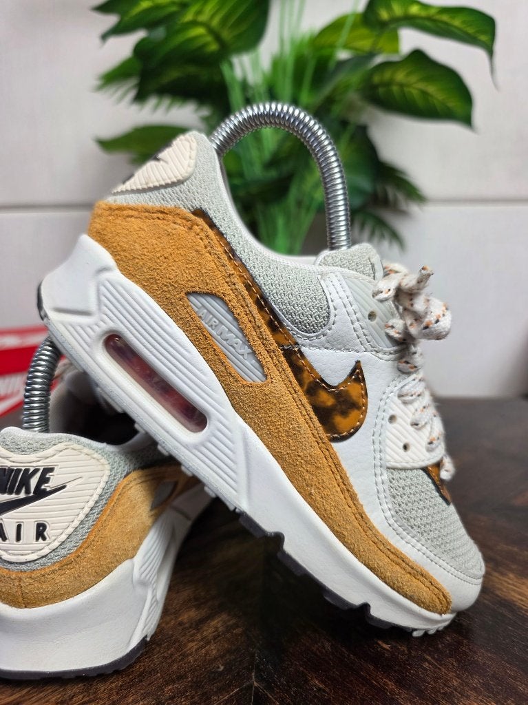 Nike Air Max 90 Leopard "Tortoise Shell" maat 35,5, Bruin, Ophalen of Verzenden, Nike, Nike
